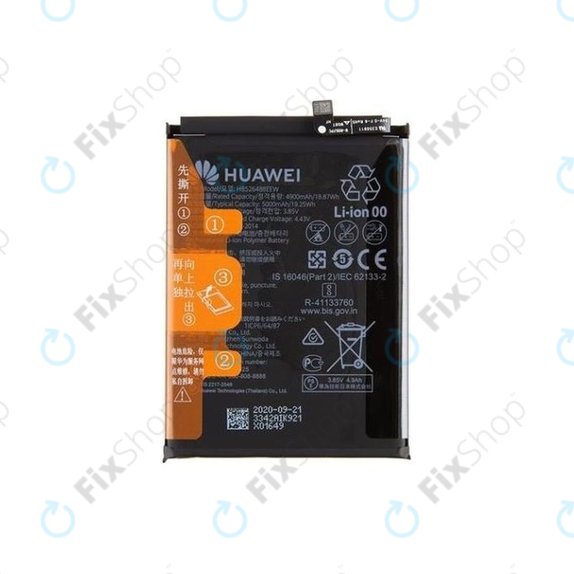 Μπαταρία για Huawei P Smart (2021), HB526488EEW, 24023342, 5000mAh, Service Pack