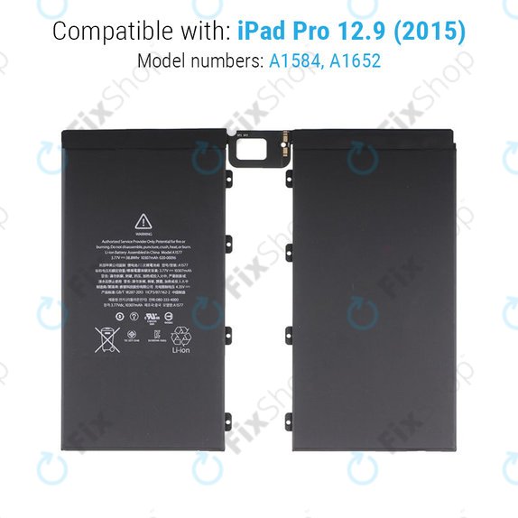Μπαταρία για iPad Pro 12.9, 1st Gen 2015, 10307mAh