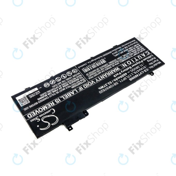 Μπαταρία για Lenovo ThinkPad T480S, 4600mAh, Li-Pol, 11.58V, 01AV478, HQ