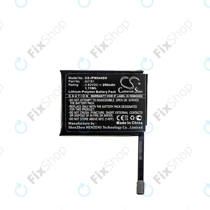 Μπαταρία για Apple Watch 5 44 mm, 290mAh, Li-Pol, 3.82 V, A2181, HQ