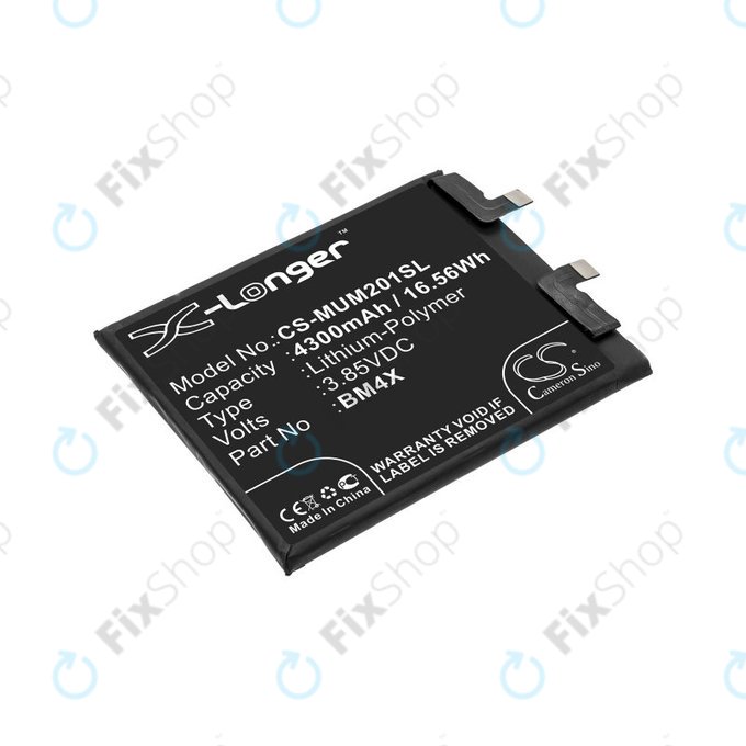 Μπαταρία για Xiaomi Mi 11, 4300mAh, Li-Pol, 3.85 V, BM4X, HQ
