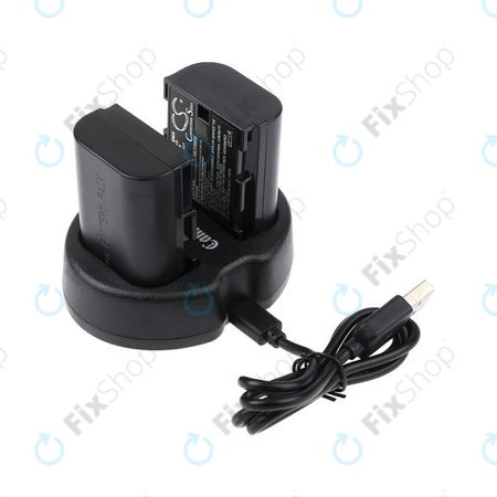 2 baterie z ładowarką doCanon EOS 5D Mark II, EOS 7D, 2000mAh, Li-Ion, 7.4V, LP-E6, HQ