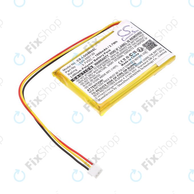 Μπαταρία για Logitech G403, G703, G900, G903, 1000mAh, Li-Pol, 3.7V, 533-000130, HQ
