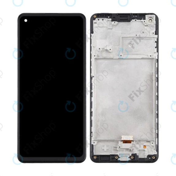 Συγκρότημα οθόνης για Samsung A21s, A217F, Black, Aftermarket