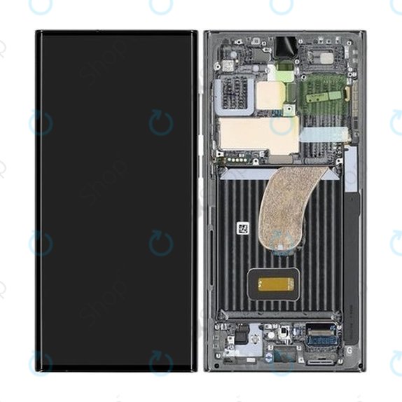 Συγκρότημα οθόνης για Samsung S23 Ultra, S918B, Green