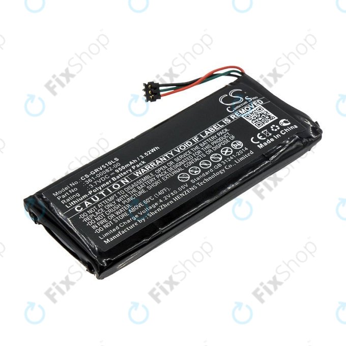 Μπαταρία για Garmin Varia TL, RTL510, Varia RTL501, 950mAh, Li-Pol, 3.7V, 361-00082-00, HQ