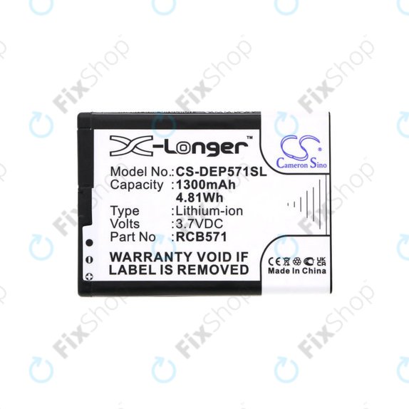 Μπαταρία για CPA Halo 11, 1300mAh, Li-Ion, 3.7 V, RCB571, HQ