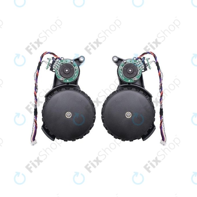 Αριστερός & Δεξιός Τροχός με Κινητήρα για Xiaomi Roborock S5 Max | S6 Pure | S7 | Γκρι | Grey