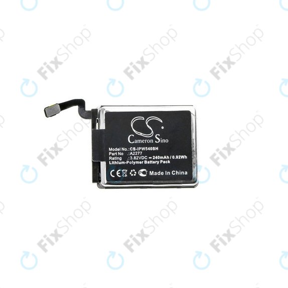 Μπαταρία για Apple Watch 5 40 mm, 240mAh, Li-Pol, 3.82 V, A2277, HQ
