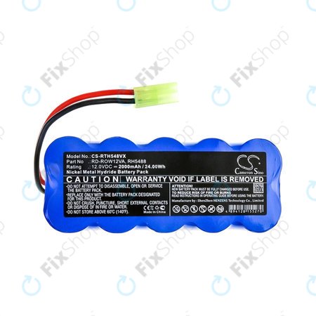 Μπαταρία για Rowenta Air Force Compact RH, RS-series, Tefal TY-series, RD-ROW12VA, RH5488, 12V, 2000mAh, HQ