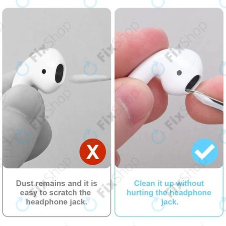 Στυλό καθαρισμού για ασύρματα ακουστικά, Λευκό, White