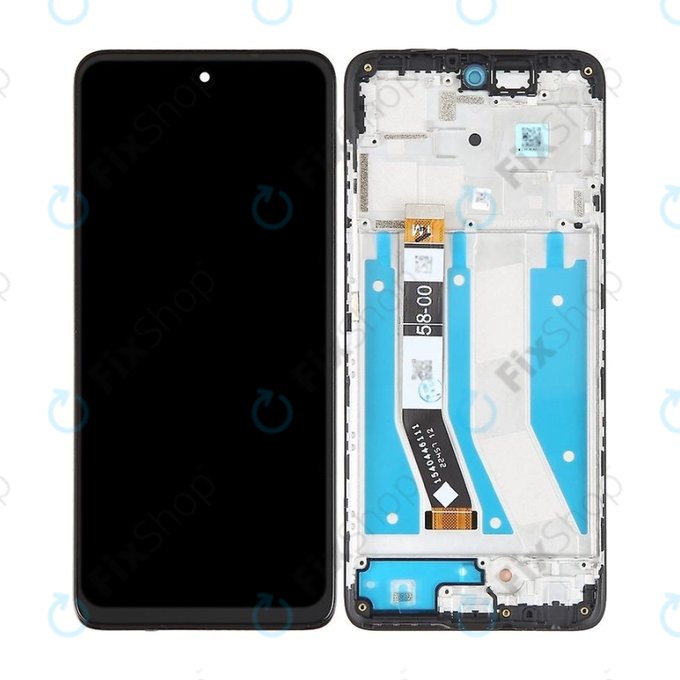 Συγκρότημα οθόνης για Motorola Moto G73, Μαύρο, Black, Aftermarket