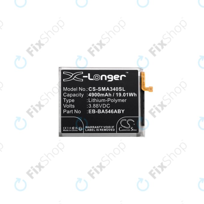 Μπαταρία για Samsung A34 5G A346B, EB-BA546ABY, 4900mAh, HQ