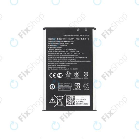 Μπαταρία για Asus Zenfone Selfie ZD551KL, C11P1501, 3000mAh