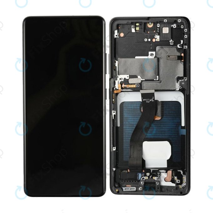 LCD Display Assembly για Samsung S21 Ultra | G998B | Phantom Black | Aftermarket