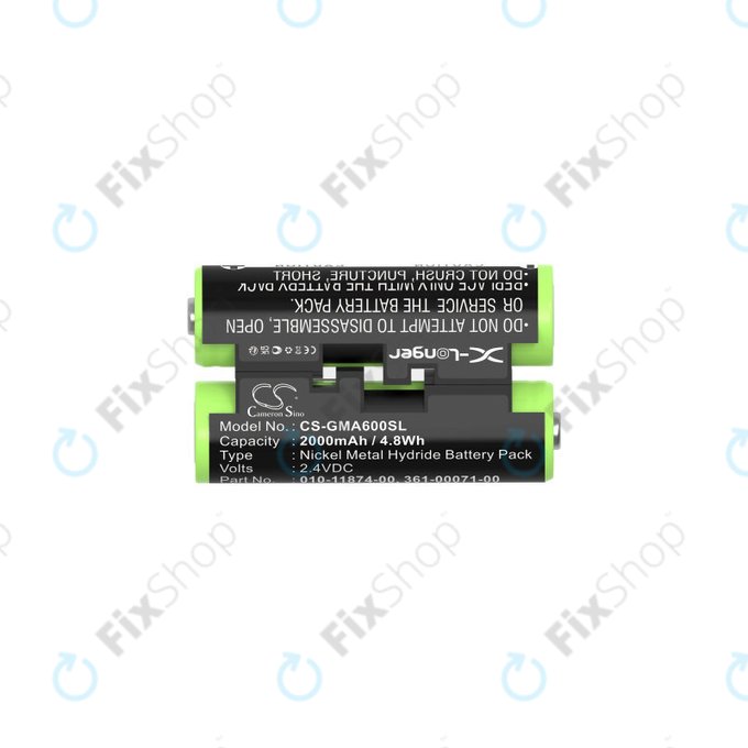 Μπαταρία για Garmin Oregon 600, 650, Astro 320, 430 Striker 4, 2000mAh, Ni-MH, 2.4V, 010-11874-00, HQ