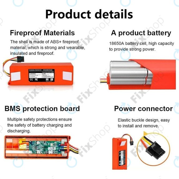 Μπαταρία για Xiaomi Roborock-series, Mi Robot Vacuum Mop 1S, Xiaowa-series, BRR-2P4S-5200, 5200mAh