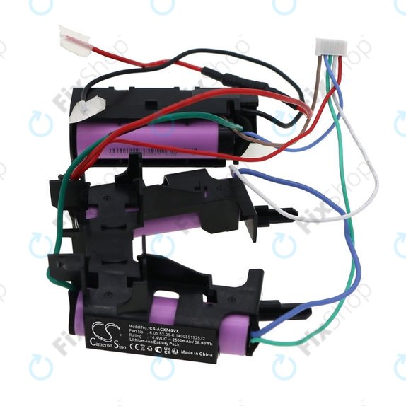 Μπαταρία για AEG 900, AG, CX7, BP, DB, EER, ZB-series, 140026702013, 140055192532, 140112523026, 140134299050, 4055420998, 6.01.52.06-0, 14.4V, 2500mAh, HQ