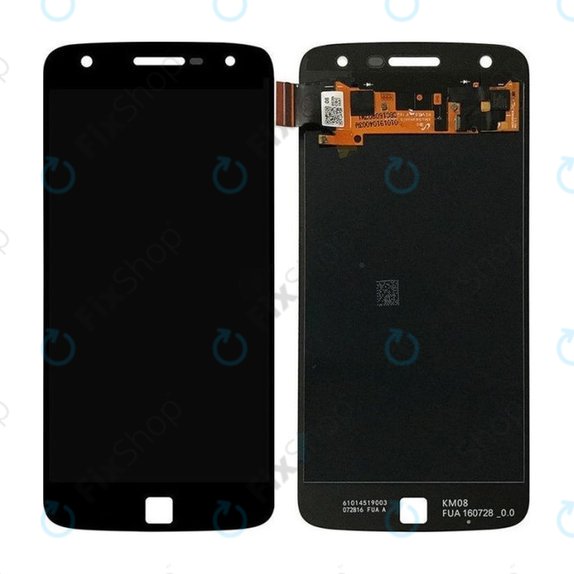 Οθόνη με οθόνη αφής για Motorola Moto Z Play, XT1635-02, 01019104003W, Μαύρο, Black, Service Pack