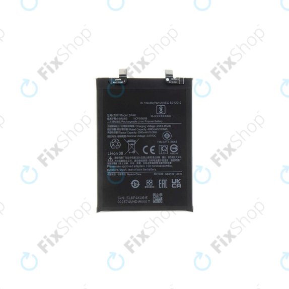 Μπαταρία για Xiaomi Redmi Note 12 Pro 5G, BP4K, 5000mAh