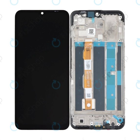 Συγκρότημα οθόνης για Vivo Y16, V2204, V2214, Stellar Black, Aftermarket