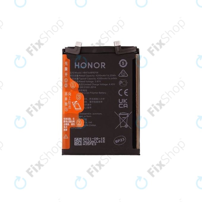 Μπαταρία για Honor 50, HB476489EFW, 02354GNH, 4300mAh, Service Pack