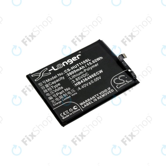 Μπαταρία για Huawei Mate 10 Lite, Honor View 20, 3900mAh, Li-Pol, 3.85 V, HB436486ECW, HQ