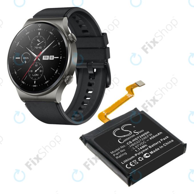 Μπαταρία για Huawei Watch 3, GT2 Pro, 450mAh, Li-Pol, 3.87 V, HB532729EFW, HQ