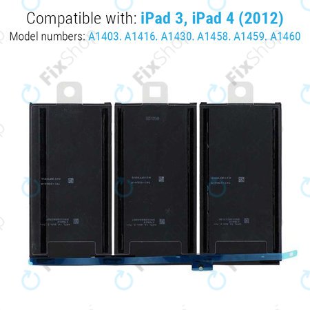 Μπαταρία για iPad 3, iPad 4, 11560mAh