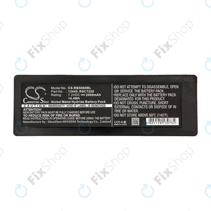 Μπαταρία για Scanreco 590, 592, 2000mAh, Ni-MH, 7.2V, RSC7220, HQ