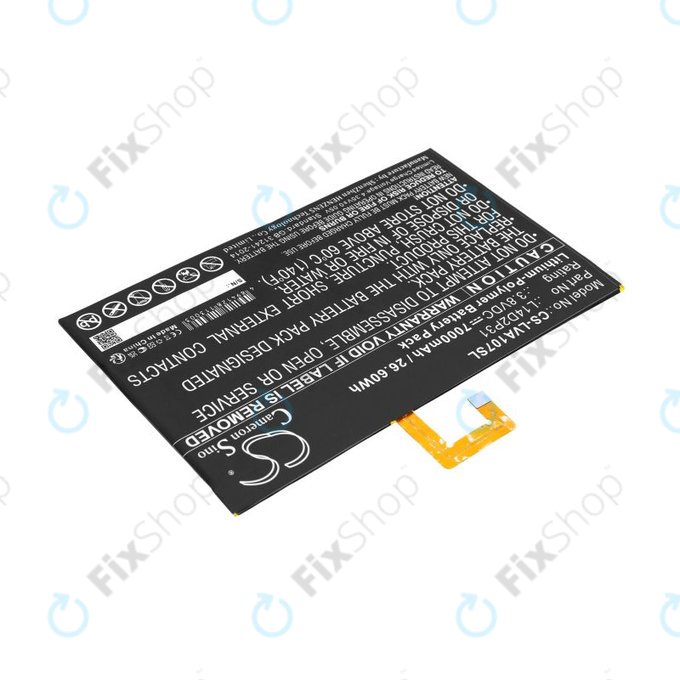 Μπαταρία για Lenovo Tab 2, Lenovo Tab 4, Lenovo TB2, 7000mAh, Li-Pol, 3.8V, L14D2P31, HQ