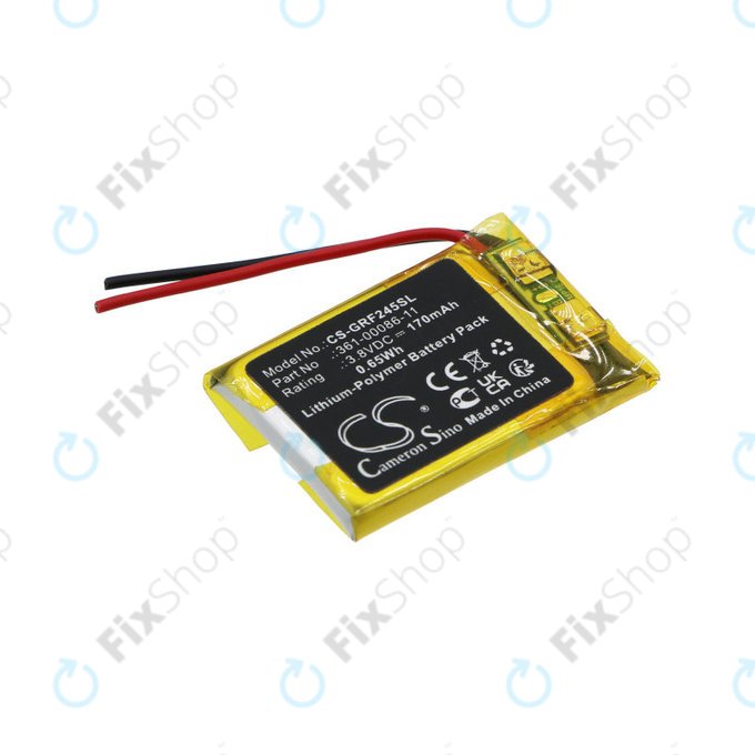 Μπαταρία για Garmin Forerunner 245, Forerunner 245 Music, 170mAh, Li-Pol, 3.8V, 361-00086-11, HQ