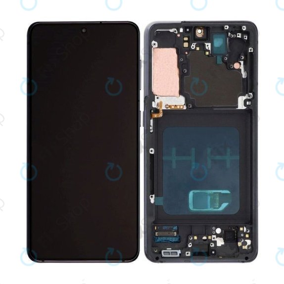 Συγκρότημα οθόνης για Samsung S21, G991B, Phantom Gray, Aftermarket