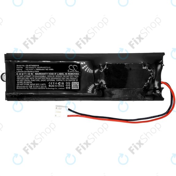 Μπαταρία για Rowenta Air Force Extreme, RH-series, Tefal TY-series, RS-RH5273, MISRH5273-01, 18.5V, 2600mAh, HQ
