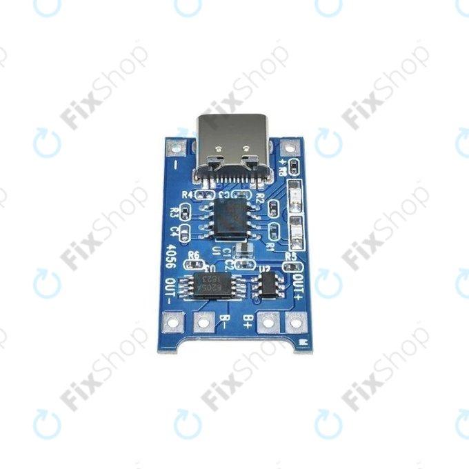 Μονάδα φόρτισης TP4056 για μπαταρία Li-ion 18650, USB-C, 1 A