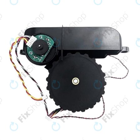 Τροχός με Κινητήρα (Δεξιός) για Xiaomi Mi Robot Vacuum Mop Pro (P) | Viomi V2 Pro | V3 | Μαύρο | Black