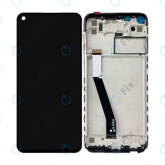 Συγκρότημα οθόνης για Xiaomi Redmi Note 9, Μαύρο, Black, Aftermarket