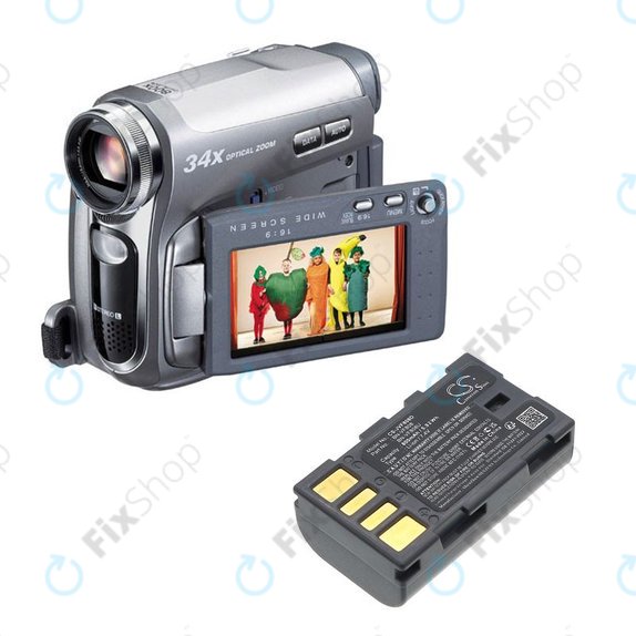 Μπαταρία για JVC Gr-D850ek, 800mAh, Li-Ion, 7.4V, BN-VF808, HQ