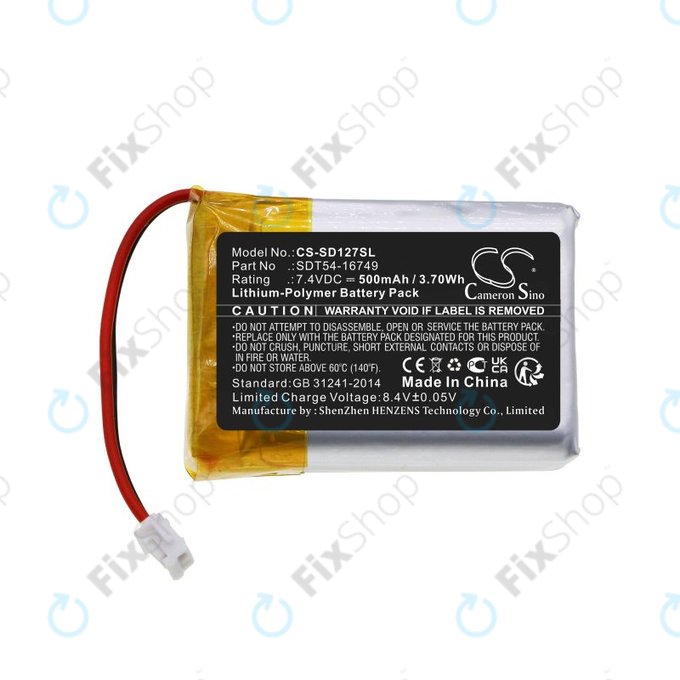 Μπαταρία για Sportdog Sd-1275/875, 500mAh, Li-Pol, 7.4V, SDT54-16749, HQ