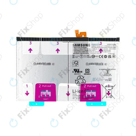 Battery για Samsung Tab S10 FE+ X620, X626, EB-BX828ABE, GH82-37171A, 10090mAh, Genuine Service Pack