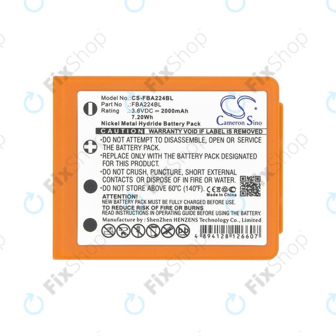 Battery για HBC Radiomatic Keynote | Linus 4 | Micron 4 | 5 | 6 | 7 | Patrol D | Quadrix | Vector Pro | BA223000 | BA223030 | FUB6 | 2000mAh | HQ