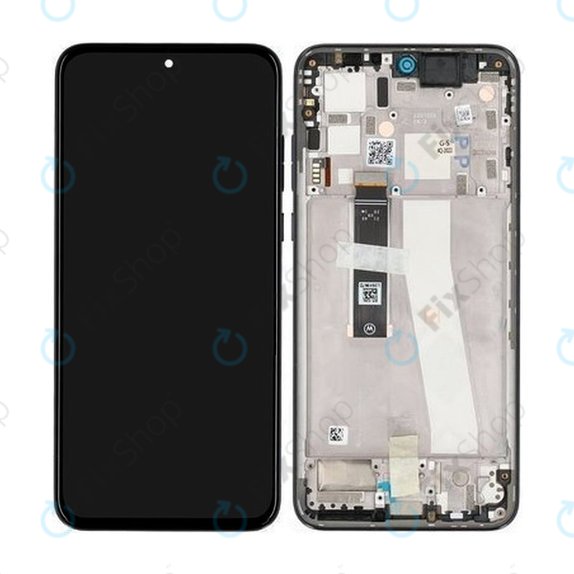 Συγκρότημα οθόνης για Motorola Edge 30 Neo, XT2245, Black Onyx, Service Pack