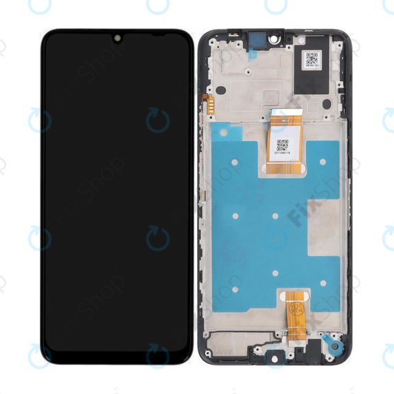 Συγκρότημα οθόνης για Honor X7a, RKY-LX1, RKY-LX2, Midnight Black, Service Pack