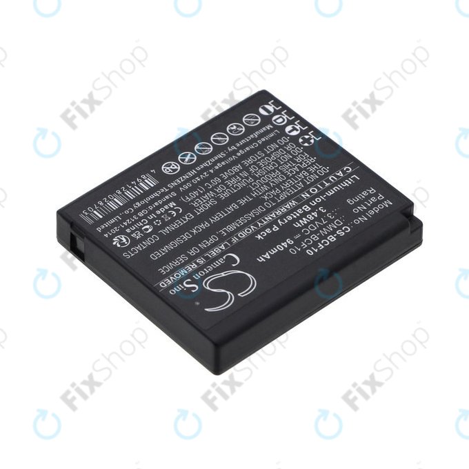 Μπαταρία για Panasonic Lumix DMW-BCF10, 940mAh, Li-Ion, 3.7V, DMW-BCF10, HQ