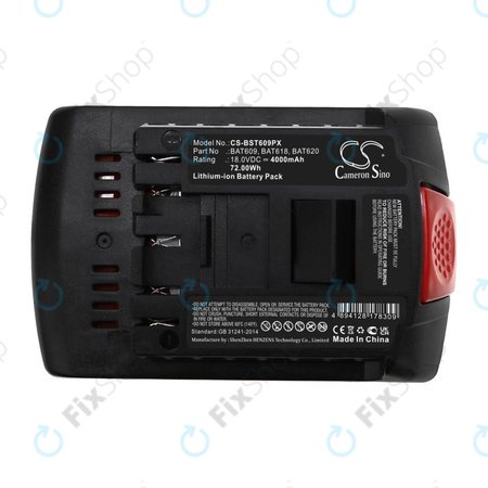 Μπαταρία για Bosch 17618, Gsb 18, 4000mAh, Li-Ion, 18V, BAT620, HQ
