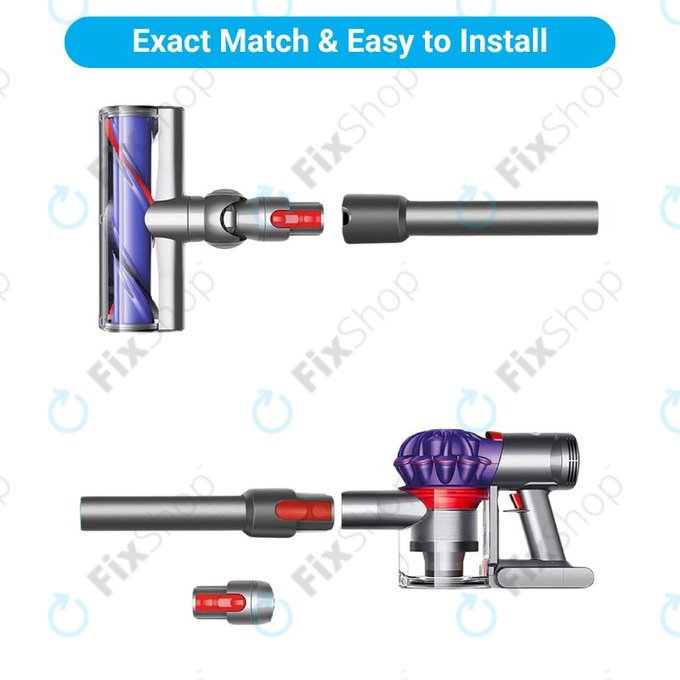 Σωλήνας Αναρρόφησης για Dyson V-series | Outsize | Ασημί | Silver