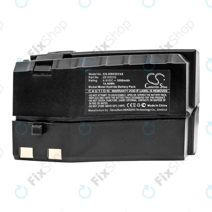 Μπαταρία για Kärcher KC55, 6.654-118.0, 28100010, 4.8V, 3000mAh, HQ