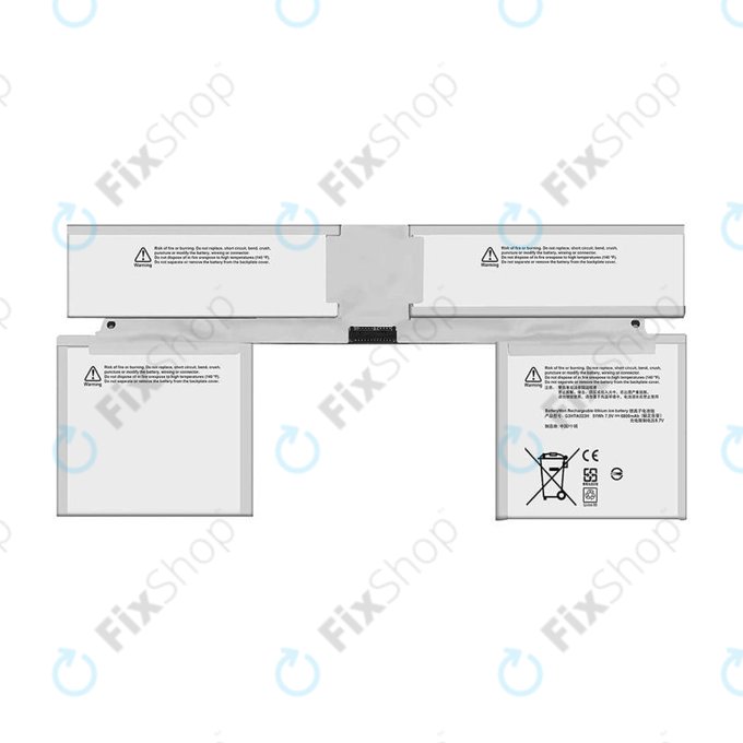 Μπαταρία για Microsoft Surface Book 2, G3HTA021H, G3HTA023H, G3HTA024H, G3HTA048H, 6800mAh