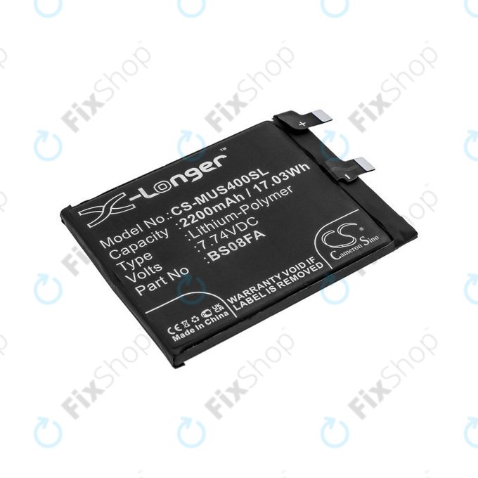 Μπαταρία για Xiaomi Black Shark 4, 2200mAh, Li-Pol, 7.74 V, BS08FA, HQ
