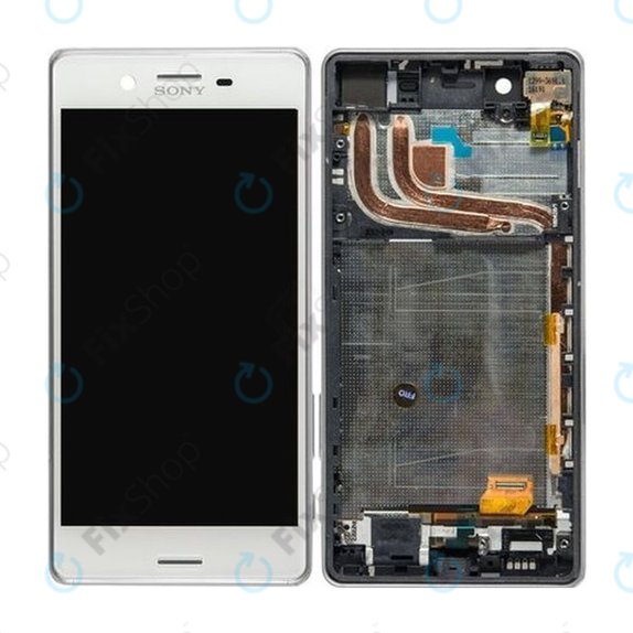 Συγκρότημα οθόνης για Sony Xperia X Performance F8131, F8132, 1302-3675, Λευκό, White, Service Pack